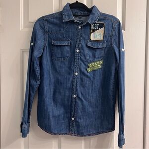 GUESS Kids Denim Shirt – Size L (Youth)